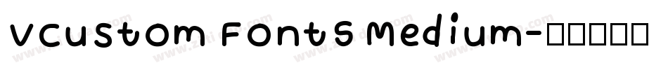 VCustom FontS Medium字体转换
